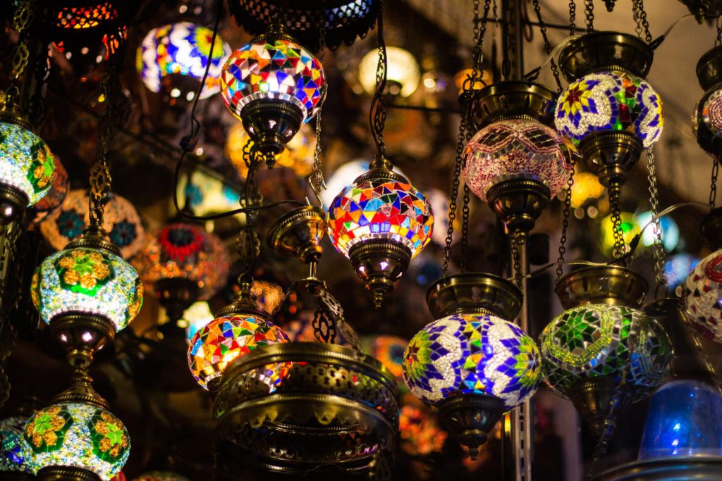 lamps from a Turkish bazaar 